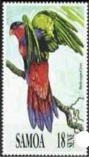 Lorius lory (dama niebieskobrzucha), 1991